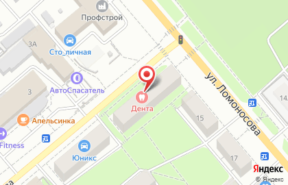 Стоматология Дента на улице Кольцова на карте