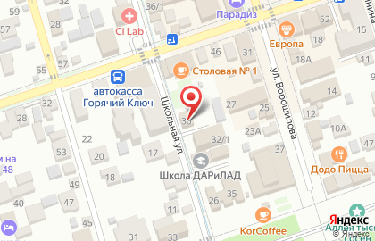 Гостиница Художник на карте
