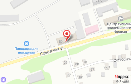 Шинный центр Протектор на Советской улице на карте