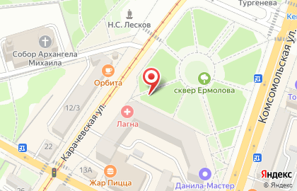 Вязалия в Заводском районе на карте