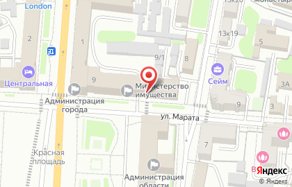 Комитет ЗАГС, Администрация Курской области на карте
