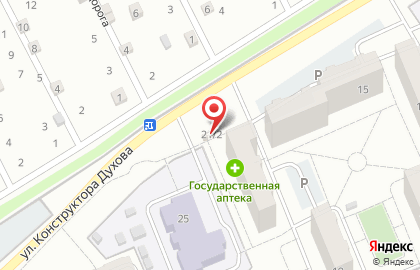 Магазин овощей и фруктов в Тракторозаводском районе на карте