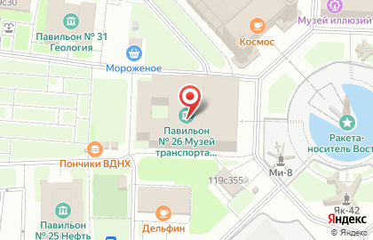 Музей транспорта Москвы на карте