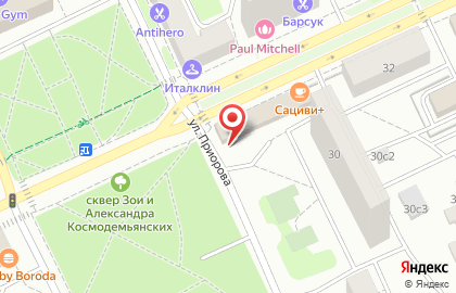 Сити Оптика на улице Зои и Александра Космодемьянских на карте