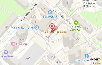 Центр заправки картриджей на Автозаводской улице на карте
