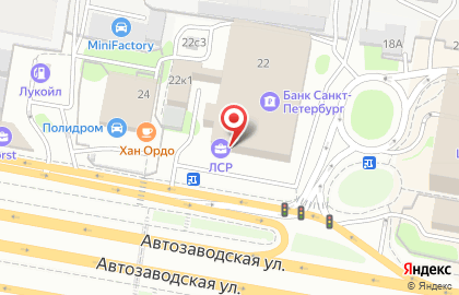 Банк Санкт-Петербург в Москве на карте