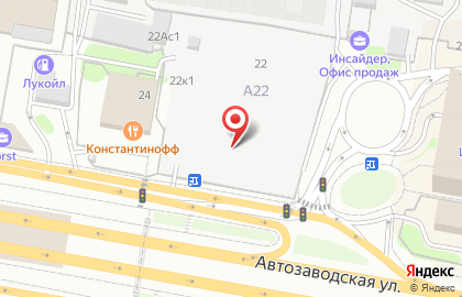 Строительная компания ЛСР. Недвижимость-М на Автозаводской улице на карте