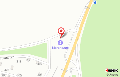 Мегаполис в Смоленском переулке на карте