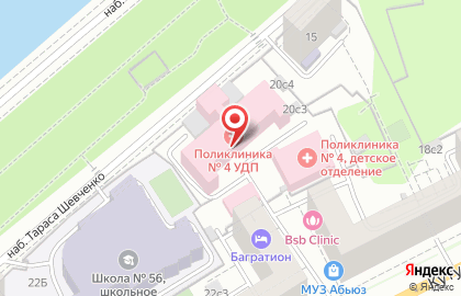 Поликлиника №4, Управление делами Президента РФ на карте