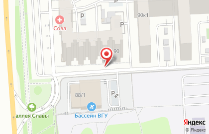 Салон красоты Царица в Коминтерновском районе на карте