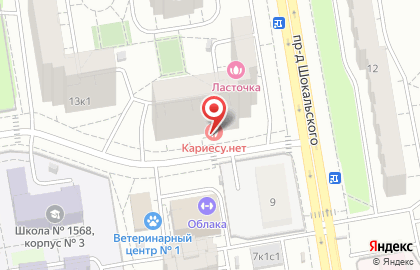 Kariesy.net на Бабушкинской (проезд Шокальского д 20) на карте