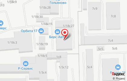 Компания техпомощи на дороге Ангар 17 на карте