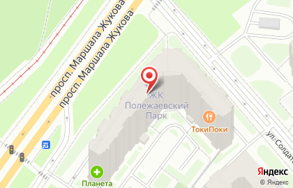 Страховая компания Группа Ренессанс Страхование на проспекте Маршала Жукова на карте