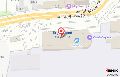 HERTZ на улице Ширямова на карте