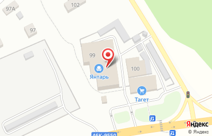 Супермаркет Да! в Калиново на карте