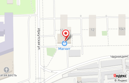 Магазин фастфудной продукции на Иркутской улице на карте