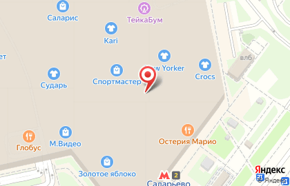 Итальянский ресторан Osteria Mario на 23-м км Киевского шоссе на карте
