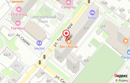 Косметический салон Красота и здоровье в Октябрьском районе на карте