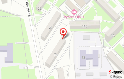 Парикмахерская Малина на улице Лихачёва на карте