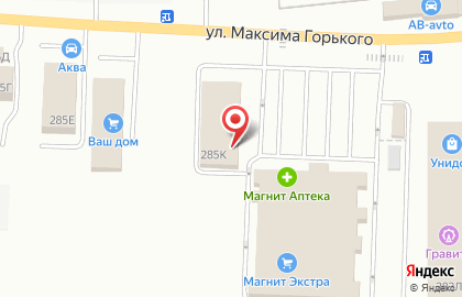 Салон Город мебели на улице М.Горького на карте