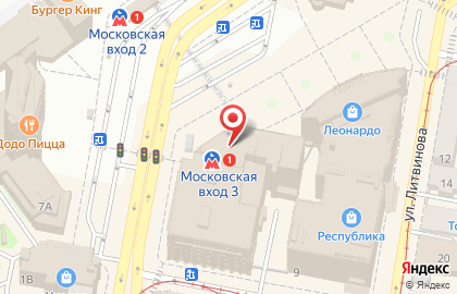 Киоск по продаже фастфуда Пере`КУС на улице Фильченкова на карте
