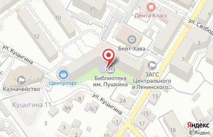 Специальная городская библиотека искусств им. А.С. Пушкина на карте