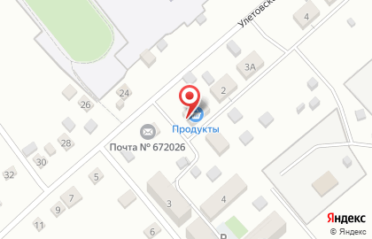 Продуктовый магазин в Чите на карте