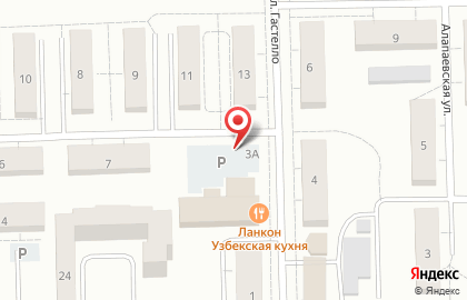Автостоянка в Екатеринбурге на карте