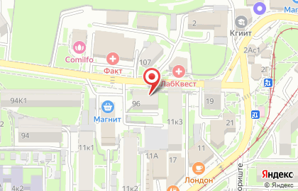 Медицинский центр диагностики и лечения на Московской улице на карте