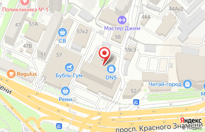 Кафе Bite Burger на проспекте Красного Знамени на карте