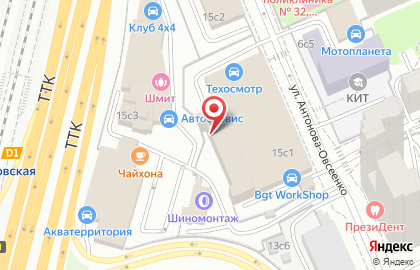 Евразийский центр сертификации и испытаний Евразия-Тест на улице Антонова-Овсеенко на карте
