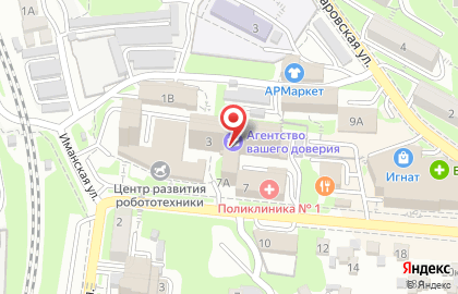 Служба аварийных комиссаров в Фрунзенском районе на карте