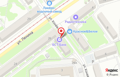 Бст-банк на улице Ленина на карте