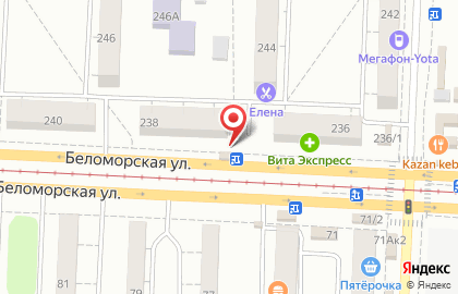 Флористический салон Букет Столицы на Беломорской улице на карте