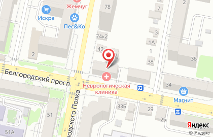 Магазин сантехники и хозтоваров на Белгородском проспекте на карте