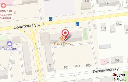 Г. Куровское при гб на карте