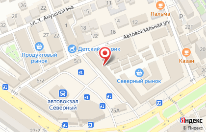 Универсальный рынок Северный на карте