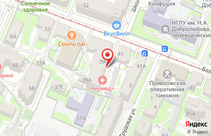Русь-банк на Большой Печерской улице на карте