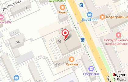 Сеть салонов профессиональной косметики Mixton на проспекте Ленина на карте