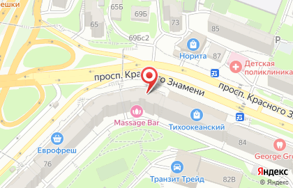 Супермаркет напитков Винлаб на проспекте Красного Знамени на карте
