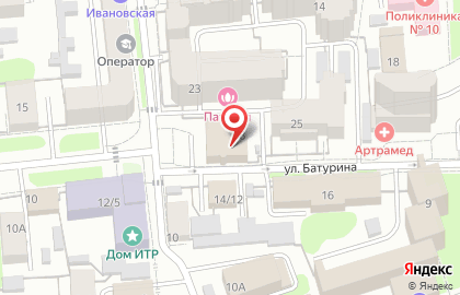 Банкомат в Иваново на карте