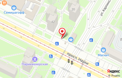 Бистро на проспекте Науки, 42Б на карте