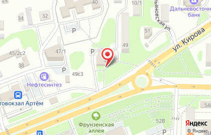 Служба курьерской доставки СберЛогистика во Владивостоке на карте