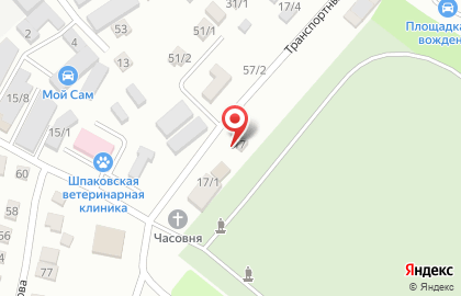 Ритуал в Транспортном переулке на карте