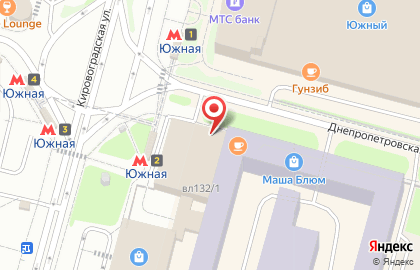 Продуктовый магазин в Москве на карте