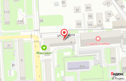 Служба доставки еды Farfor на улице 8 Марта на карте