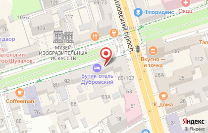 Бутик-отель Дубровский на карте