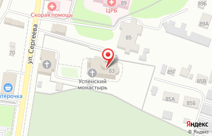 Нижнеломовский Успенский женский монастырь на карте