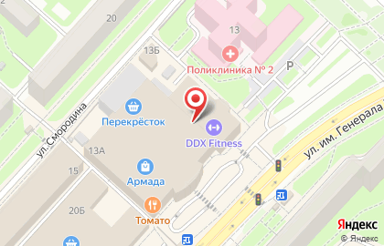 Фирменный магазин Тамбовчанка в Октябрьском районе на карте