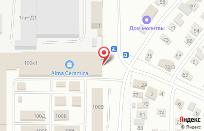 Строительный рынок Южный в Омске на карте